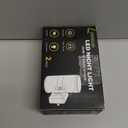 L LOHAS LED Night Light Plug in, Night Lights Plug into Wall, Light Sensor, 0-100LM, Soft White 3000K, Dimmable Night Light, Modern Nightlight for Hallway Bedroom Stairway, 2 Pack