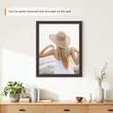 16x20 Frames as Poster Frames, 1.37-In Wide MDF Frame with Plexiglass, 16 x 20 Picture Frames for Wall, Walnut Brown