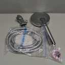 SR SUN RISE Filtered Shower Head with Handheld High Pressure 9 Spray Mode Showerhead Detachable Shower Head Water Softener Filters Beads for Hard Water Remove Chlorine 1 Filter Chrome