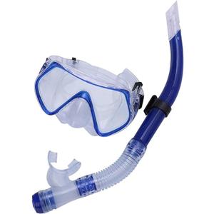 Diving Diving Professional Snorkelling Snorkel Anti-Fog Glasses Set Half Dry Breathing Tube Swimming Pool Tool for for Adults LQHZWYC (Color : Blue)