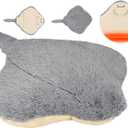 Microwavable Stingray Stuffed Animals Heating Pad  Volcanic Rock,Rose Formula,50-Minute Lasting Warmth,Designed for Perfect Fit,Heatable Plush for Period Cramps Stress Relief,Gift for Girls,Women