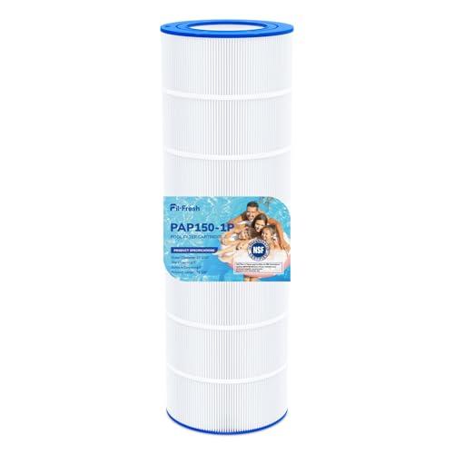 Fil-fresh CC150 Pool Filter Cartridges Compatible with Pentair Clean & Clear 150, Replacement for Pleatco PAP150, Pentair R173216, Unicel C-9415, 150 sq.ft