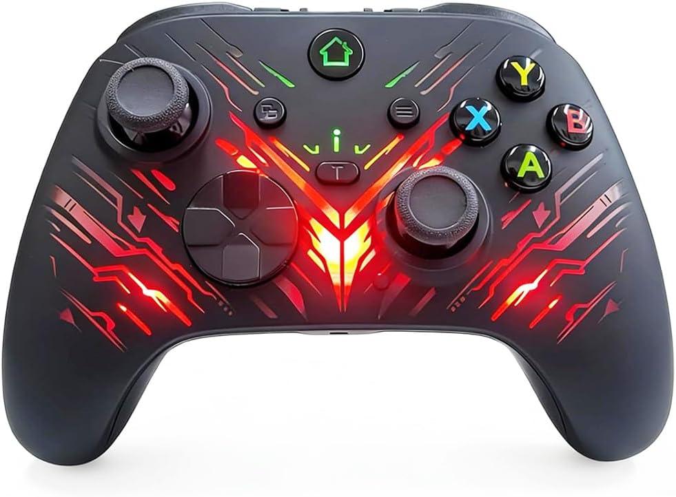 SWVOE X box 1 Controller, Gaming Remote for all series of X-box One Host and PC Win10+ with Programming Buttons, Turbo, LED Light, Firmware Upgrade Required From Third Party