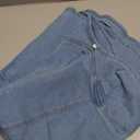 Women's Summer Strapless Denim Mini Dress with A-Line Design and Plated Bustier Corset (Light Blue). Size XL