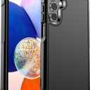 Designed for Samsung Galaxy A14 5G Case, [Military Drop Protection] [Dual Layer Structure Design] Heavy Duty Shockproof Non-Slip Phone Cover for Galaxy A14, Black