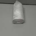 8 Gallon Trash Bags  75 Small To Medium Garbage Bags | 24" x 24" Clear Waste Basket Trash Bags | Commercial Bulk Plastic Bathroom Trash Can Liners | Office Shredder Bags (1 Count (Pack of 75))