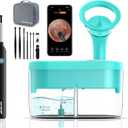 [2024 Presell] Electric Ear Cleaner, with APP Connection, with Ear Scope Otoscope with 4 Pressure Modes, Safe Rechargeable Ear Wax Removal Tool for Adults with 4 Ear Tips and Portable Hard Case