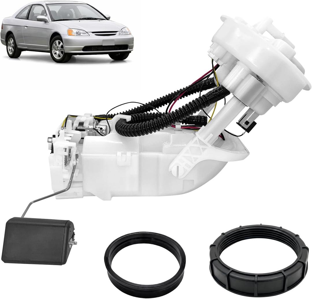 E8566M Fuel Pump Fits 02-05 Honda Civic 1.3L 1.7L 2.0L L4 with Sending Unit