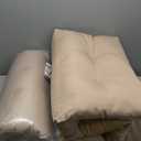 Kigley 2 Pcs Chaise Lounge Cushions 75 x 22 x 5 Inches Soft Lounge Chair Cushion Spring/Summer Seasonal Replacement for Outdoor Indoor Home Office (Beige)