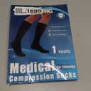 Medical Women Men Compression Socks Knee High 20-30 mmhg Graduated Stocking Support Hose Cute for Running Travel X-XL