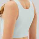 Sascina Training Bras for Girls 8-10 Seamless First Bra Girls Sports Bras Longline Crop Bra - No Pads, Chest Double Lined White/Nude/Green/Light Gray