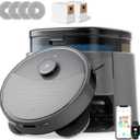 Lefant Robot Vacuum and Mop, 20000Pa Suction, Self Emptying, Auto Mop Washing & Drying for Hands-Free, Anti-Tangle Brushes, Dual Spinning Mop for Pet Hair Dust, Wi-Fi/App/Alexa/iWatch Control, M3 Max