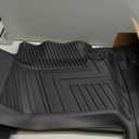 OEDRO Floor Mats Set Fits for 2016-2021 Jeep Grand Cherokee / 2022 Jeep Grand Cherokee WK, Custom Fit Black TPE All Weather Front & Rear Row Trunk Liners Car Floor Mats Set