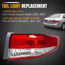 Tail Light Replacement For Honda Accord 2003 2004 Outer Brake Lamp Left LH
