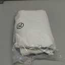 GRAPENT Linen Pants for Women High Waisted Wide Leg Capri Elastic Waist Casual Beach Flowy Cropped Summer Capris Pants (X-Large, Cream White)