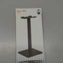 New bee Headphone Stand Headset Holder Earphone Stand with Aluminum Supporting Bar Flexible Headrest ABS Solid Base for All Headphones Size (Black)