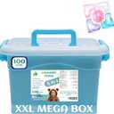 Eco Fresh 5-in-1 Laundry Pods Gentle on Sensitive Skin, Floral Scent, 100 Pods (Exp: 03/12/2028)