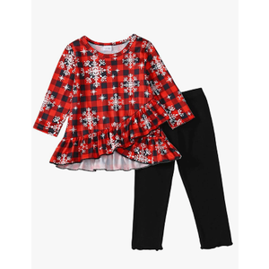 Noubeau Toddler Baby Girl Halloween Outfit Cutest Pumpkin Shirt Solid Color Pants 2pcs Set Fall Winter Clothes