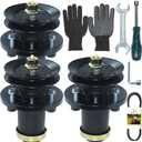 3 Pack Pre-Greased 539131898 Spindle Assembly with 532173434 Pulley 599275701 Belt Replaces Husqvarna 539131898 Spindle 539131898 Husqvarna Spindle Assembly 539131898, Husqvarna Z248F Spindle