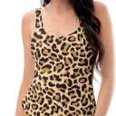 One Piece Leopard Bathing Suit