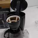 Mixpresso 8-Cup Drip Coffee Maker Programmable, Coffee Pot Machine Including Reusable & Removable Coffee Filter, Black Electric Coffee Maker