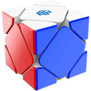 CuberShop GAN Skewb Magnetic Speed Cube (Standard Frosted Version), 2020 GAN Skewb M for Speed Cubing, Smooth & Fast Skewb Cube Puzzle Toy (Core Positioning System with 8 Magnets)