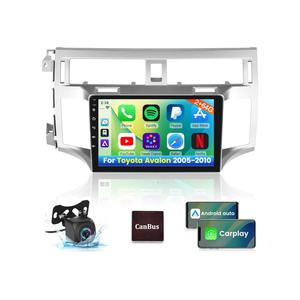 [2G+64G] Car Radio for Toyota Avalon 2005-2010: 9 inch Android Touch Screen Stereo - Wireless Carplay & Android Auto / 1080P / Mirror Link/EQ/WiFi/SWC + AHD Backup Camera + Canbus + Mic