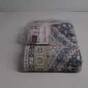 Hallway Runner Rug 2x12, Extra Long Washable Runner Rugs with Rubber Backing, Non Slip Runner, Vintage Rug Runners for Kitchen Laundry Room Entryway (Blue/Beige,2'x12')