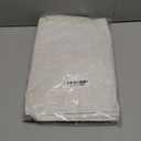 Heavy Duty Vinyl Tablecloth with Flannel Backing Waterproof Oil-Proof Plastic Table Cloth Stain-Resistant Wipeable Rectangle or Square Table Cover for Indoor and Outdoor (Beige Striped,52x70 Inch)