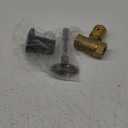 Skyflame 3/4 Inch Straight Gas Key Valve Kit for Fire Pit Fireplace with Flat Black Flange, and 3 Inches Universal Key