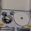 MakeFit Dual Filtered Rain Shower Head Combo, Handheld Shower Head with Adjustable Bar - Rainfall Shower Head And Showerhead with Filter for Hard Water - Removes Chlorine (8 Inch Filtered, Chrome)