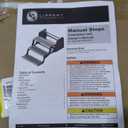 Lippert 24" Radius Triple Manual RV Steps, 9" Rise for 5th Wheel RVs, Travel Trailers and Motorhomes, Anti-Slip Stepping Surface - 1774401