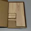 Wooden Hamster Platform for Hamster Cage Accessories Climbing Toys Dwarf Syrian Hamster Gerbil Rat Mice Degus or Other Small Pets (Rectangle)