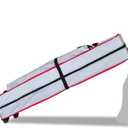 Eurmax USA Heavy Duty Wheeled Bag Pop up Canopy Tent Universal Rolling Storage Bag with Handles for 10x10 Canopy Instant Tent(Light Grey)