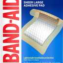 Band-Aid Brand Tru-Stay Adhesive Pads, Large Sterile Bandages for Wound Care, 10 Count