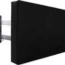 Outdoor TV Cover 52 to 55 inches, Waterproof and Weatherproof, Fits Up to 52''W x 31''H for Outside Flat Screen TV (Black)