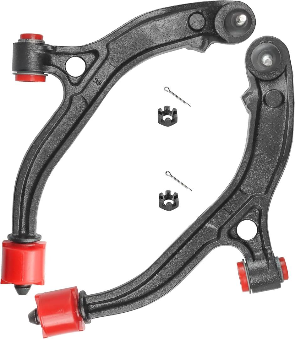 Front Lower Control Arms for 2001-2007 Chrysler Town & Country Dodge Grand Caravan Voyager,Upgrade Polyurethane Bushings
