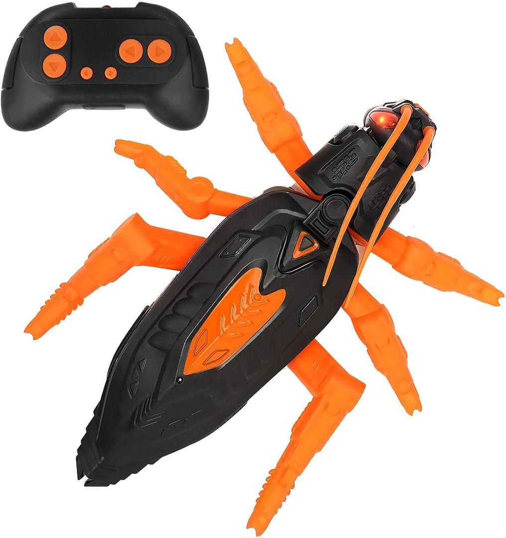 Honsheng Wall Climbing Toy Remote Control Cockroach That Can Climb on Walls RC Robot Kids Toys for Kids Boys & Girls Ages 4 & Up