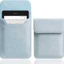 WALNEW Sleeve Case for 7" Kindle Paperwhite & Colorsoft Signature Edition, Protective Pouch Bag Case Cover for 6.8" All-New Kindle Paperwhite 11th Gen (Light Blue)
