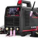 YESWELDER 205A Tig Welder with Pulse Large LED Display, STICK/DC TIG/PULSE TIG 3 In 1, 110&220V Dual Voltage TIG Welding Machine TIG-205P