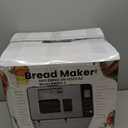 2LB Bread Maker Machine, 25 in 1 Programmable Bread Maker, Bread Machine with Fruits & Nuts Dispenser for Beginner, Breadmaker with Nonstick Ceramic Pan, Gluten-Free, Recipe, Gifts