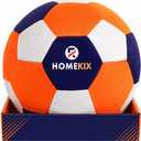 HomeKix Size 4 Indoor Soccer Ball  Soft Silent Foam Ball with Realistic Bounce for Kids Ages 312, Quiet Apartment-Friendly Home Practice, Dribbling & Juggling, Soccer Gift for Boys & Girls