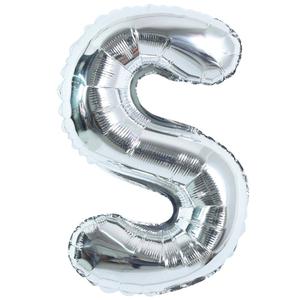 40inch (J,R,S,S,C,C,M,2) Blow Up Balloons Silver