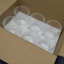 Glass Storage Jars with Airtight Bamboo Lid, 27 OZ Food Storage Jar with Labels, Airtight Glass Canisters, Clear Kitchen Container for Candy, Cookie, Rice, Coffee Beans, Snacks, Spices