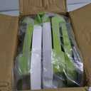 MoreFeel Collapsible Baby Bathtub for Newborn with Thermometer & 1 Hooded Towel & 1 Soft Floating Cushion,Portable Travel Bathtub with Drain Hole, Durable Foldable Baby Tubs for Infants to Toddler (Green)