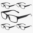 Gaoye Professional Reading Glasses for All Day - Computer Readers with Blue Light Protection - Value Pack +0.75