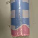31.5” Crease-Free Scalloped Mahjong Mat with Velvet Bag, Blue