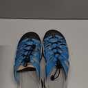 KEEN Women’s Newport Closed Toe Slip On Sandals, Fjord Blue/Iceland Poppy, 10.5 Medium US