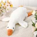 Goose Stuffed Animal Giant Cute White Duck Stuffed Animals Huge Soft Hugging Plush Duck Goose Big Sleeping Body Pillow Toy. 20" Small Toy.