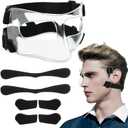 Nose Guard for Broken Nose, Adjustable Nose Guard for Sports, Face Shield Mask for Basketball, Soccer, Volleyball and Baseball, Suitable for Men and Women